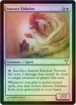 1 x Aurora Eidolon - Foil - DIS - LP - Magic The Gathering - MTG -QXQ01 - Image 1