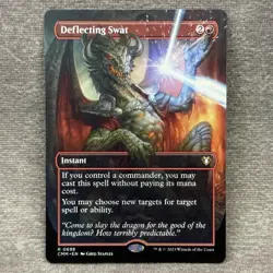 MTG Deflecting Swat Borderless Commander Masters CMM #698 Non-Foil NM - Image 1