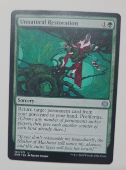 Unnatural Restoration - Phyrexia: All Will Be One (ONE) NM MTG - Image 1