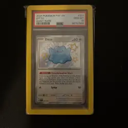 2024 POKEMON PAF EN-PALDEAN FATES SHINY RARE #201 DITTO PSA 10 - Image 4