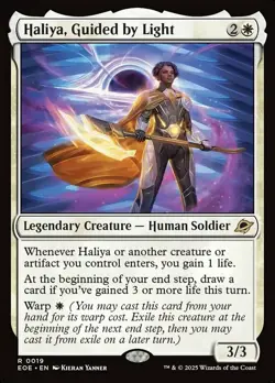 NM-Mint, English MTG Regular Haliya, Guided by Light Edge of Eternities Magic th - Image 1