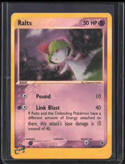 2003 Pokemon EX Ruby & Sapphire Ralts #68/109 Reverse Holo LP - Image 1