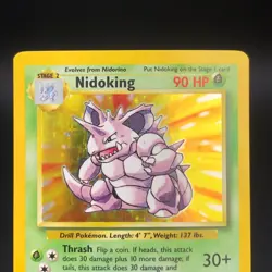 Pokemon Nidoking 11/102 - 1999 Base Set Holo Rare - NM Vintage WotC - Image 2