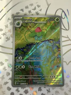 Pokemon Ivysaur Illustration Rare Full Art Holo Scarlet & Violet 151 167/165 - Image 1