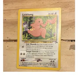 Pokemon Lickitung 16/18 Southern Islands Rare Regular 70 HP Basic English Card - Image 1