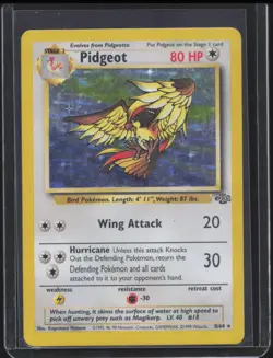 1999 Pokemon Jungle Pidgeot #8/64 Holo MP - Image 1