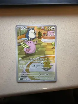 Pokemon TCG Chansey 187/167 Full Art Black Star Mint, Perfect Condition. - Image 1