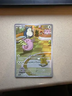 Pokemon TCG Chansey 187/167 Full Art Black Star Mint, Perfect Condition. - Image 2