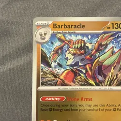 Pokemon TCG Barbaracle 43/88 Perfect Order ME3 Reverse Holo NM - Image 2