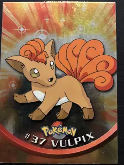 Pokemon TCG: Topps - Vulpix #37 Blue Lable Foil - Image 1