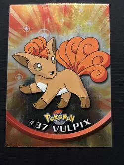 Pokemon TCG: Topps - Vulpix #37 Blue Lable Foil - Image 2