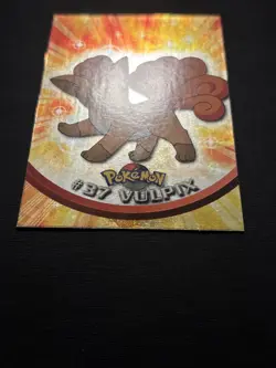 Pokemon TCG: Topps - Vulpix #37 Blue Lable Foil - Image 3