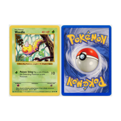 1999 Vintage Pokemon Weedle Base Set Shadowless Common #69/102 LP Lot of 3 - Image 4