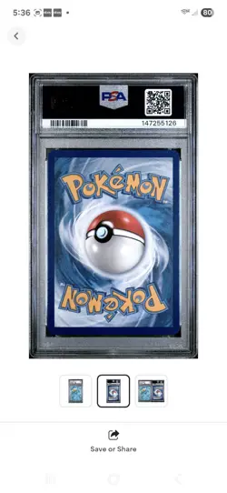 144781669 Misty's Psyduck 2025 Pokemon Destined Rivals #193/182 PSA 9 - Image 2