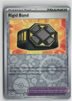 Rigid Band 165/165 Uncommon 151 Pokemon Reverse Holo Near Mint - Image 1