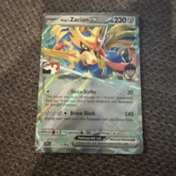 Hop's Zacian ex 111/159 Sv09: Journey Together Holo Pokemon Play Stamp - Image 1