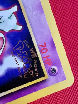 Pokemon Mewtwo #3 Black Star Promo Pokemon the First Movie Regular Rare LP - Image 2