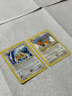 Pokemon TCG Dragonite Wotc Promo #5 & Light Dragonite #14/105 - Image 2