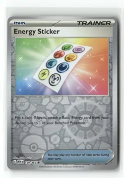 Energy Sticker 159/165 Uncommon 151 Pokemon Reverse Holo Near Mint - Image 1
