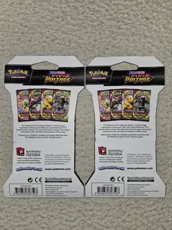 Pokemon Sword & Shield Vivid Voltage Brand New Sleeved Booster Packs Lot Of 2 - Image 2