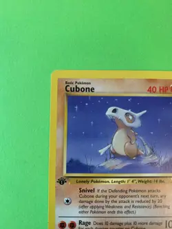 Cubone 50/64 | Jungle First Edition | Pokemon TCG Common LP / NM - Image 2