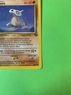 Cubone 50/64 | Jungle First Edition | Pokemon TCG Common LP / NM - Image 4