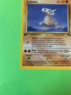 Cubone 50/64 | Jungle First Edition | Pokemon TCG Common LP / NM - Image 5