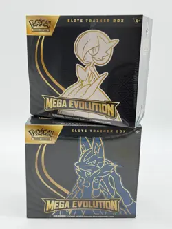 Lot of (2) Pokemon TCG Mega Evolution Elite Trainer Boxes SEALED/NEW - Image 1