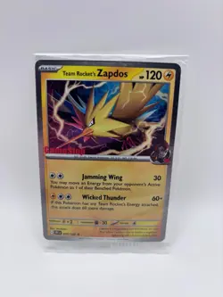 Team Rocket's Zapdos 070/182 (Pokemon Destined Rivals) Promo Gamestop Sealed - Image 1