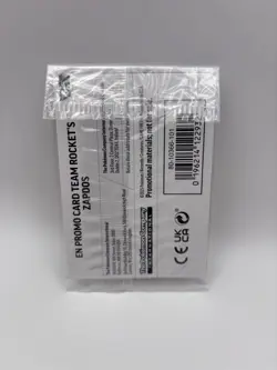 Team Rocket's Zapdos 070/182 (Pokemon Destined Rivals) Promo Gamestop Sealed - Image 5