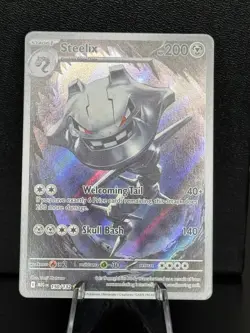 Steelix 150/132 Illustration Rare Mega Evolution Pokemon Near Mint - Image 1