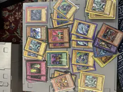 Yu-Gi-Oh vintage Card Lot, 3x DDS-001 Blue-Eyes White Dragon, Dark Magician, etc - Image 1