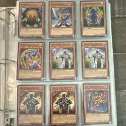 Konami Yu-Gi-Oh! TCG Binder Collection Dark Magician & Spellcaster Cards Lot - Image 3