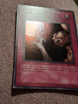 Yu-Gi-Oh Trap Hole WAVY Unlimited LOB NM - Image 3
