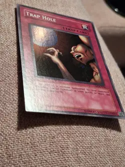 Yu-Gi-Oh Trap Hole WAVY Unlimited LOB NM - Image 4