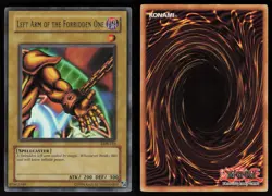 Left Arm of the Forbidden One LOB-123 Ultra Rare 2002 Foil Shift Error YU-GI-OH - Image 3
