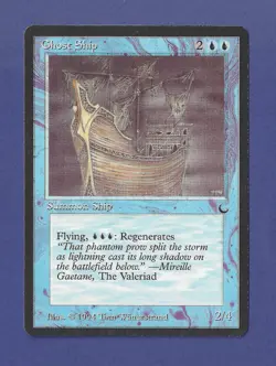 1994 Magic the Gathering - Ghost Ship - Summon Ship - The Dark MTG - Image 1