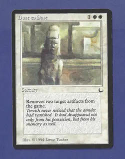 1994 Magic the Gathering - Dust to Dust - Sorcery - The Dark MTG - Image 1