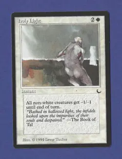 1994 Magic the Gathering - Holy Light - Instant - The Dark MTG - Image 1