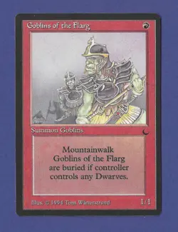 1994 Magic the Gathering - Goblins of the Flarg - Summon Goblins - The Dark MTG - Image 1