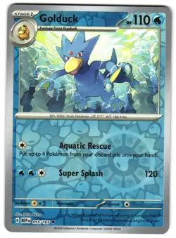 Golduck 055/165 Reverse Holo SV: Scarlet & Violet 151 Pokemon TCG - Image 1