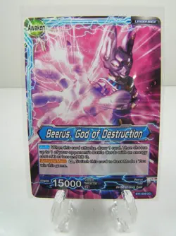 Dragon Ball Super Card Game TCG BT1-029 UC Beerus, God of Destruction Awaken - Image 1