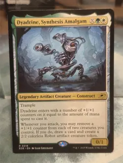 R 0216 Dyadrine, Synthesis Amalgam Rare Edge of Eternities MTG Card Legendary - Image 1