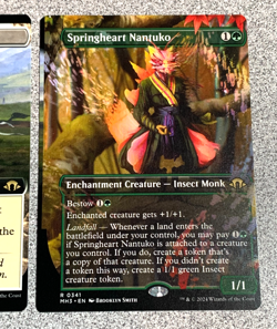 Major Miscut ERROR extended art WINDSWEPT HEATH connecting cards mtg Orims Chant - Image 4