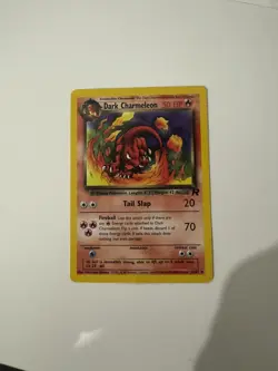 Dark Charmeleon 32/82 Team Rocket - W Gold Stamp Wizards Promo Pokemon Card LP - Image 1