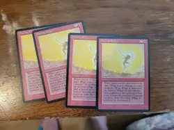 4x Blazing Effigy Legends Magic the Gathering MTG Card Vintage Rare Iconic Red - Image 1