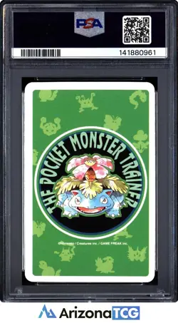 Pokemon 1996 Articuno 4 Of Hearts 144 Green Playing Card Japanese GEM MT PSA 10 - Image 2