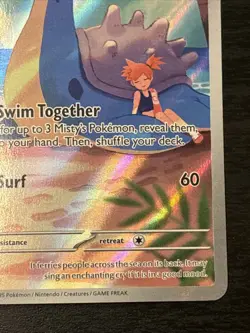 Misty's Lapras (art Rare) 194/182 Pokemon Card TCG Destined Rivals Nm - Image 4