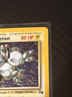 Magneton Pokemon TCG Fossil Set Holo Rare Card 11/62 Vintage LP - Image 5