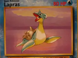 Pokemon Lapras Fossil Rare Non Holo Moderately Played Vintage WOTC Card - Image 2